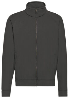 Fruit of the Loom Heren klassiek effen sweatjack - maat S Grijs