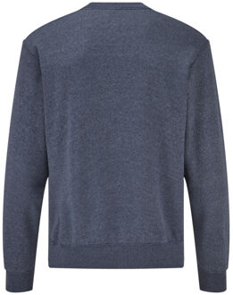 Fruit of the Loom Heren klassiek ingelegd sweatshirt Blauw