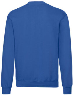 Fruit of the Loom Heren klassiek ingelegd sweatshirt Blauw