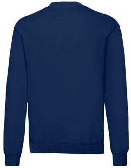 Fruit of the Loom Heren klassiek ingelegd sweatshirt - maat 4XL Blauw