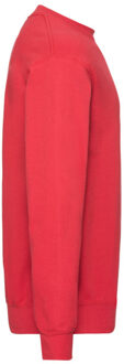 Fruit of the Loom Heren klassiek ingelegd sweatshirt Rood - XL