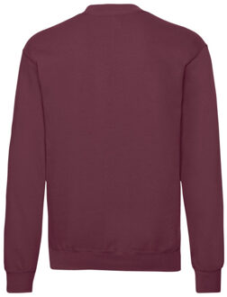 Fruit of the Loom Heren klassiek ingelegd sweatshirt Rood - XXXL