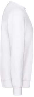 Fruit of the Loom Heren klassiek ingelegd sweatshirt Wit - XXXL