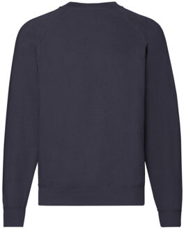 Fruit of the Loom Heren klassiek raglan sweatshirt Blauw - M