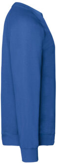 Fruit of the Loom Heren klassiek raglan sweatshirt Blauw - XL