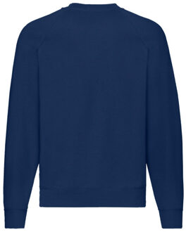 Fruit of the Loom Heren klassiek raglan sweatshirt Blauw - XXL / XXXL
