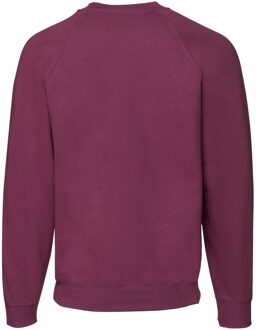 Fruit of the Loom Heren Klassiek Raglan Sweatshirt (Bourgondië) Bourgogne - M