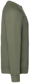 Fruit of the Loom Heren klassiek raglan sweatshirt - maat XL Groen