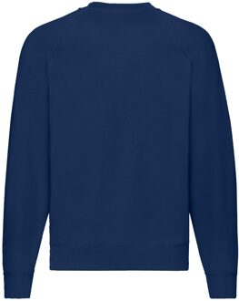 Fruit of the Loom Heren Klassiek Raglan Sweatshirt (Marine) - maat S Navy