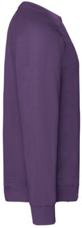 Fruit of the Loom Heren klassiek raglan sweatshirt Paars