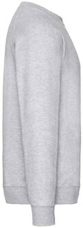 Fruit of the Loom Heren Klassiek Sweatshirt (Grijze Heide) - maat 4XL Grijs