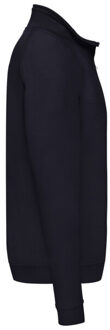 Fruit of the Loom Heren klassiek sweatshirt met ritssluiting Blauw - XXXL