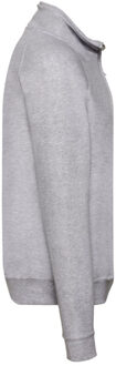 Fruit of the Loom Heren klassiek sweatshirt met ritssluiting Grijs