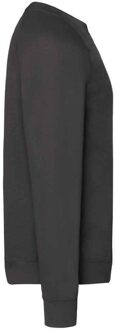 Fruit of the Loom Heren Klassiek Sweatshirt (Zwart)