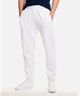 Fruit of the Loom Heren klassieke 80/20 joggingbroek (Wit)