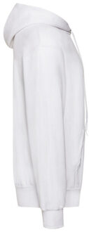 Fruit of the Loom Heren klassieke effen hoodie Wit - S