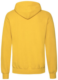 Fruit of the Loom Heren klassieke hoodie Geel - XL