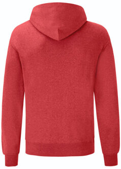 Fruit of the Loom Heren klassieke hoodie - maat L Rood