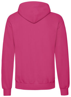 Fruit of the Loom Heren klassieke hoodie - maat XXL / XXXL Roze