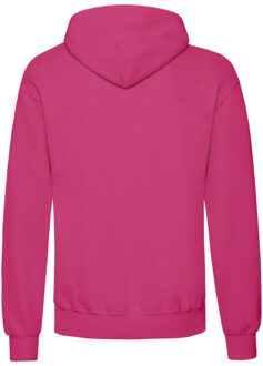 Fruit of the Loom Heren klassieke hoodie Roze - M