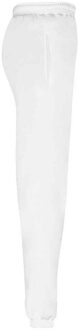 Fruit of the Loom Heren klassieke joggingbroek met elastische zoom (Wit) - maat