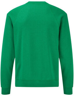 Fruit of the Loom Heren klassieke raglan trui Groen - M