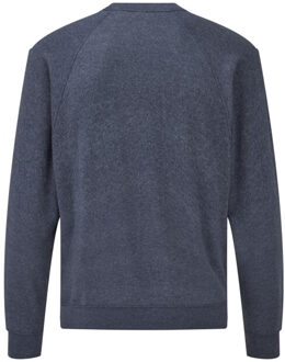 Fruit of the Loom Heren klassieke raglan trui - maat L Blauw