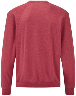 Fruit of the Loom Heren klassieke raglan trui - maat XXL / XXXL Rood