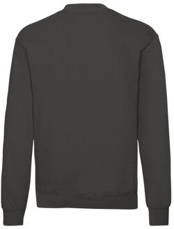 Fruit of the Loom Heren Lichtgewicht Drop Shoulder Sweatshirt (Licht Grafiet) - maat Grijs
