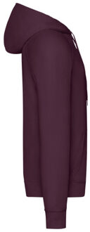 Fruit of the Loom Heren lichtgewicht pullover hoodie - maat L Rood