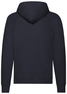 Fruit of the Loom Heren lichtgewicht pullover hoodie - maat M Blauw