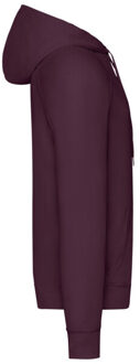 Fruit of the Loom Heren lichtgewicht pullover hoodie - maat S Rood