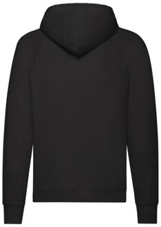 Fruit of the Loom Heren lichtgewicht pullover hoodie - maat XL Zwart