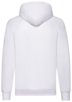 Fruit of the Loom Heren lichtgewicht pullover hoodie - maat XXL / XXXL Wit