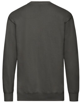 Fruit of the Loom Heren lichtgewicht set-in sweatshirt Grijs