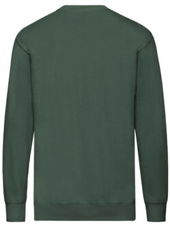 Fruit of the Loom Heren lichtgewicht set-in sweatshirt Groen