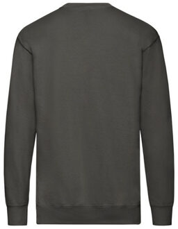 Fruit of the Loom Heren lichtgewicht set-in sweatshirt - maat M Grijs