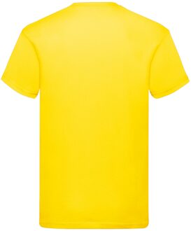 Fruit of the Loom Heren Origineel Heather T-Shirt (Geel) - maat