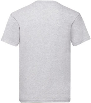 Fruit of the Loom Heren origineel heather t-shirt Grijs - S