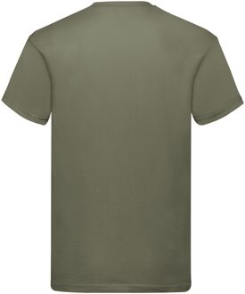 Fruit of the Loom Heren Origineel Heather T-Shirt (Klassieke Olijf) Groen