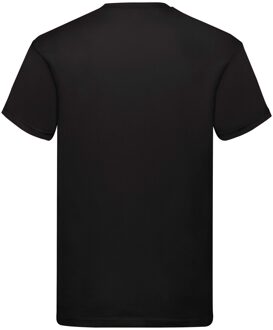 Fruit of the Loom Heren Origineel Heather T-Shirt (Zwart) - 4XL