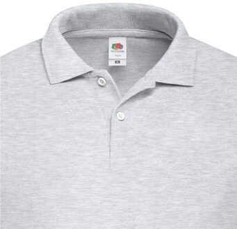 Fruit of the Loom Heren Origineel Polo Shirt (Grijze Heide) Grijs - 2XL