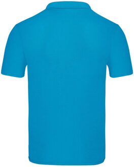 Fruit of the Loom Heren origineel polo shirt - maat L Blauw