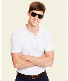 Fruit of the Loom Heren Origineel Polo Shirt (Wit) - maat M