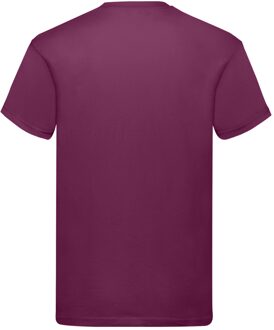 Fruit of the Loom Heren Origineel T-Shirt (Aubergine) - maat Paars