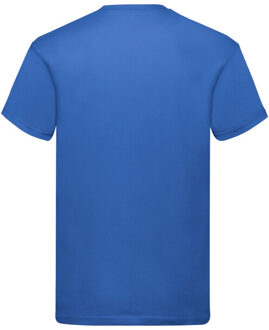 Fruit of the Loom Heren origineel t-shirt Blauw - S