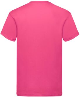 Fruit of the Loom Heren Origineel T-Shirt (Fuchsia)