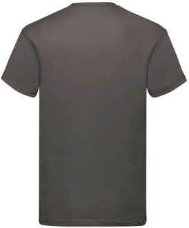Fruit of the Loom Heren Origineel T-Shirt (Licht Grafiet) - maat L Grijs