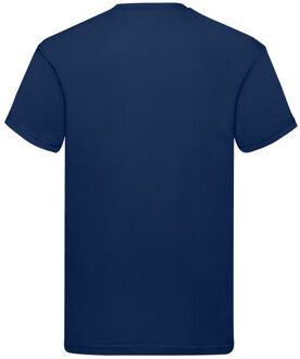 Fruit of the Loom Heren origineel t-shirt - maat 5XL Blauw
