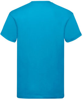 Fruit of the Loom Heren origineel t-shirt - maat L Blauw